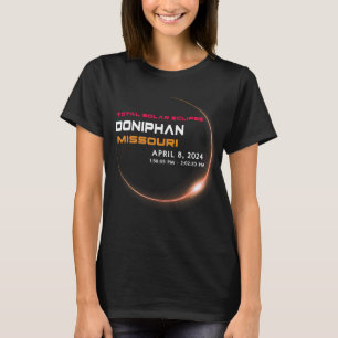 Total Solar Eclipse 2024 In Doniphan Missouri T-Shirt