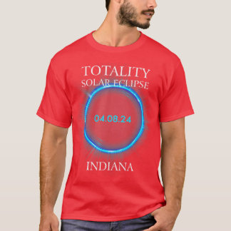 Total Solar Eclipse 2024 Indiana 040824 Astronomy  T-Shirt
