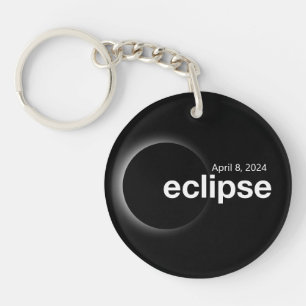 Total Solar Eclipse 2024 Key Ring