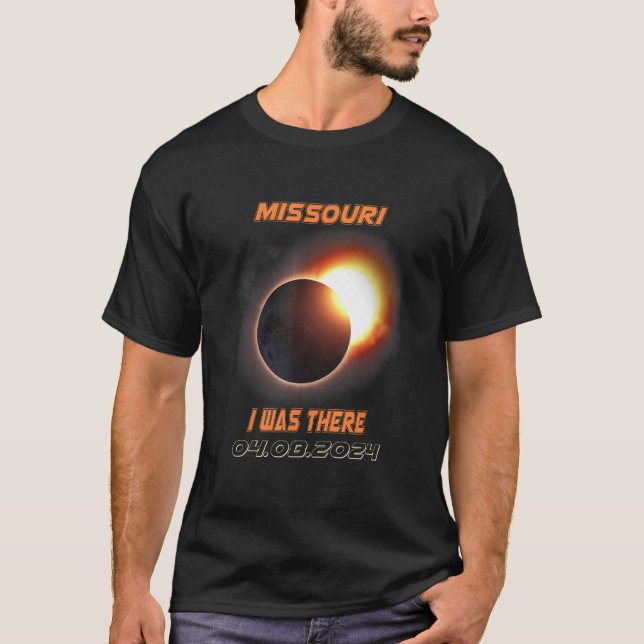Total Solar Eclipse 2024 Missouri T-Shirt (Front)