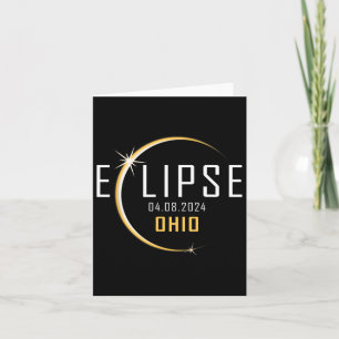 Total Solar Eclipse 2024 Ohio America Spring Total Card