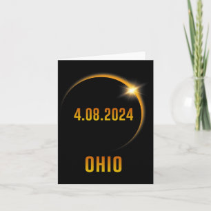 Total Solar Eclipse 2024 Party America Totality Oh Card