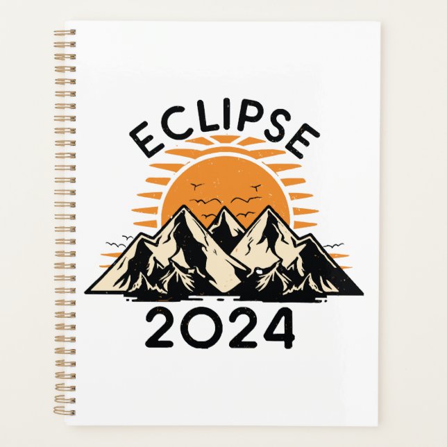 Total Solar Eclipse 2024 Planner (Front)