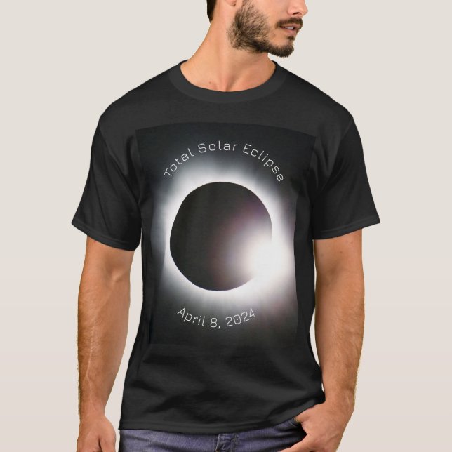 Total solar eclipse 2024 T-Shirt (Front)