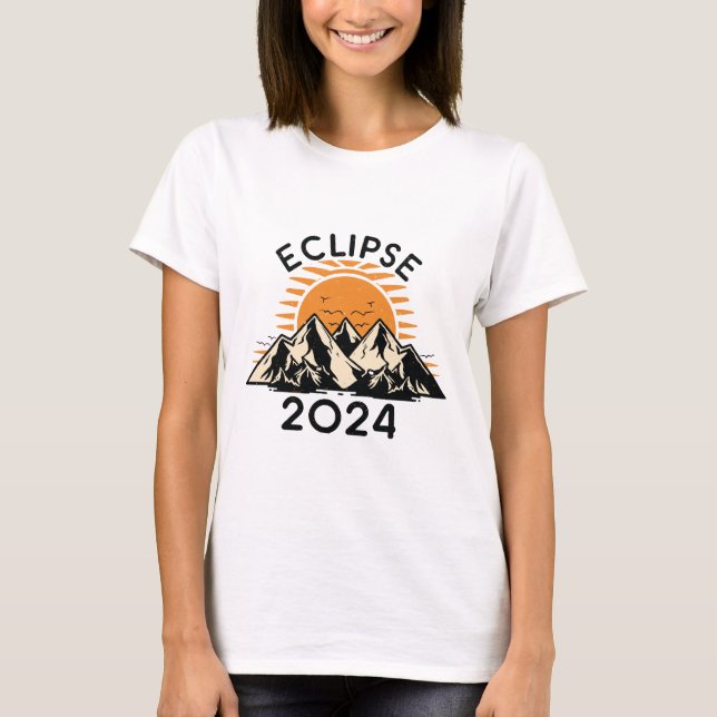 Total Solar Eclipse 2024 T-Shirt (Front)