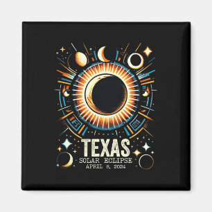 Total Solar Eclipse 2024 Texas April 8 Abstract Mo Magnet