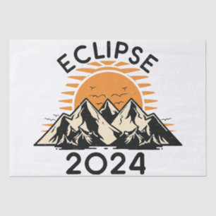 Total Solar Eclipse 2024 Tissue Paper