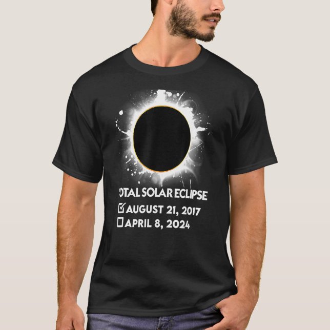 Total Solar Eclipse 2024 To Do List Totality Ameri T-Shirt (Front)