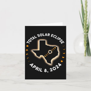 Total Solar Eclipse 2024 Totality April 8 2024 Ame Card