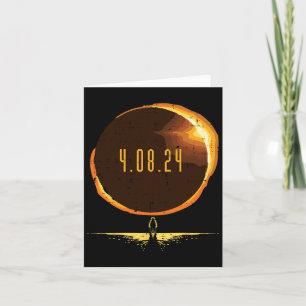 Total Solar Eclipse 2024 Totality April 8 Men Wome Card