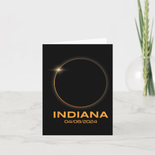 Total Solar Eclipse 2024 Totality Indiana Card