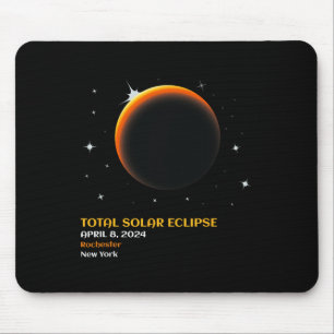 Total Solar Eclipse 2024 V4  Mouse Pad