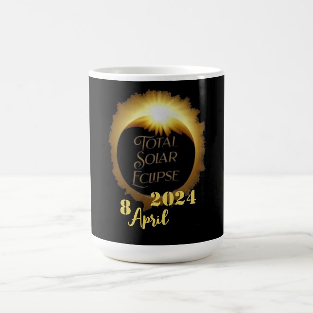 Total Solar Eclipse 2024 Viewing Party Coffee Mug (Center)