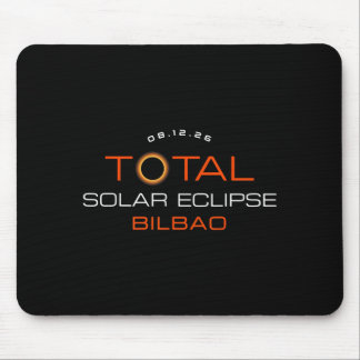 Total Solar Eclipse 2026 Bilbao Spain Totality Mouse Pad