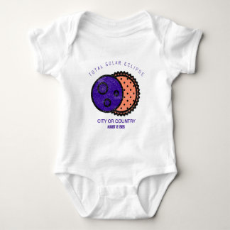 Total Solar Eclipse 2026 Custom Baby Bodysuit