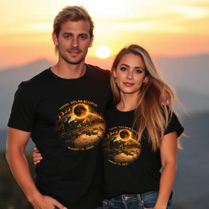 Total Solar Eclipse 2026 Path of Totality T-Shirt