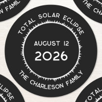 Total Solar Eclipse 2026 Personalised
