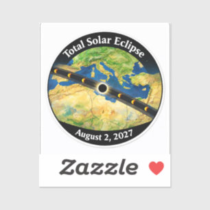 Total Solar Eclipse 2027 Map