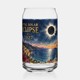 Total Solar Eclipse 2027 Mediterranean  Can Glass