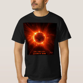 Total Solar Eclipse Add Any Text & Date Unisex T-Shirt