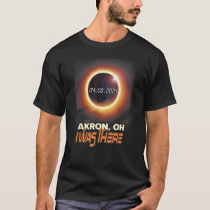 Total Solar Eclipse Akron Ohio OH T-Shirt