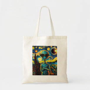 Total Solar Eclipse Alien Tote Bag