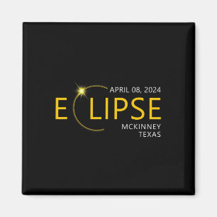 Total Solar Eclipse Apirl 08 2024 Mckinney Texas T Magnet