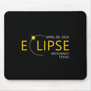 Total Solar Eclipse Apirl 08 2024 Mckinney Texas T Mouse Pad