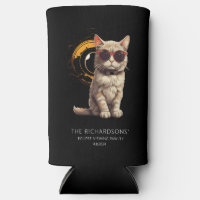 Total Solar Eclipse April 2024 Fun Cat in Glasses