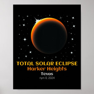Total Solar Eclipse April 86 Poster