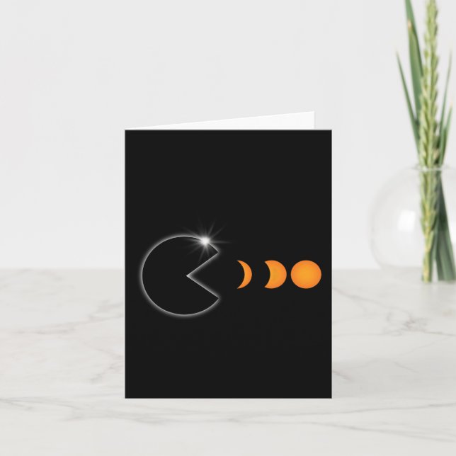 Total Solar Eclipse April 8 2024 Fun Phases Totali Card (Front)