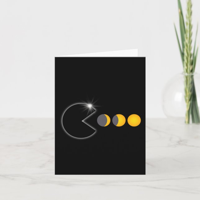 Total Solar Eclipse April 8 2024 Fun Phases Totali Card (Front)