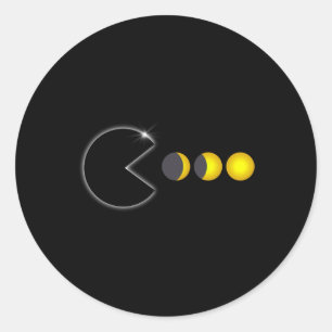 Total Solar Eclipse April 8 2024 Fun Phases Totali Classic Round Sticker