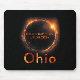 Total Solar Eclipse April 8 2024 Ohio Solar Eclips Mouse Pad