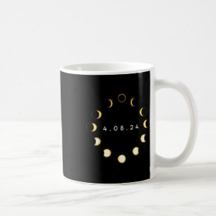 Total Solar Eclipse April 8 2024 Phases Totality Coffee Mug