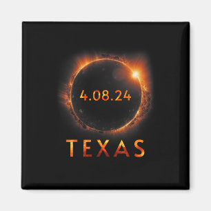 Total Solar Eclipse April 8 2024 Texas Solar Eclip Magnet