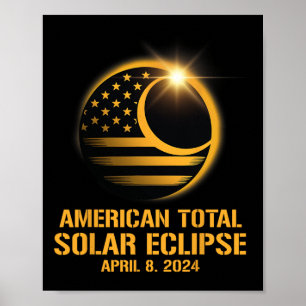 Total Solar Eclipse April 8 2024 Totality Astronom Poster