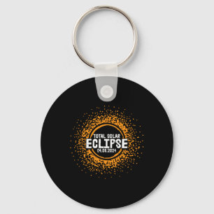 Total Solar Eclipse April 8 2024 Totality Men Wome Key Ring