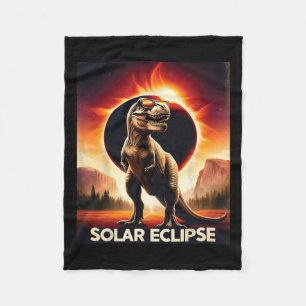 Total Solar Eclipse April 8 Fleece Blanket