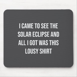 Total Solar Eclipse April 8 Illustration Mouse Pad