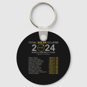 Total Solar Eclipse April 8 Path Of The Eclipse Key Ring