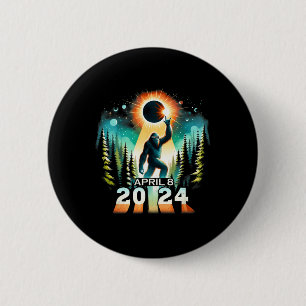 Total Solar Eclipse April 8 Solar Eclipse 2024 Tot 6 Cm Round Badge