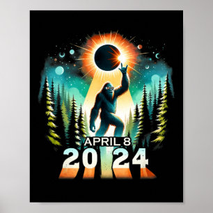 Total Solar Eclipse April 8 Solar Eclipse 2024 Tot Poster