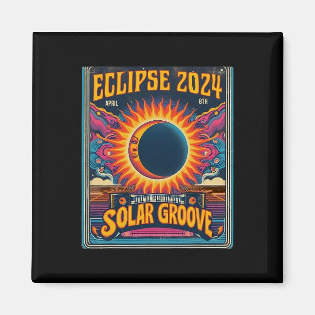 Total Solar Eclipse April 8th 2024 North  Magnet (Front)