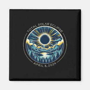 Total Solar Eclipse Artsy Totality Sky With April Magnet