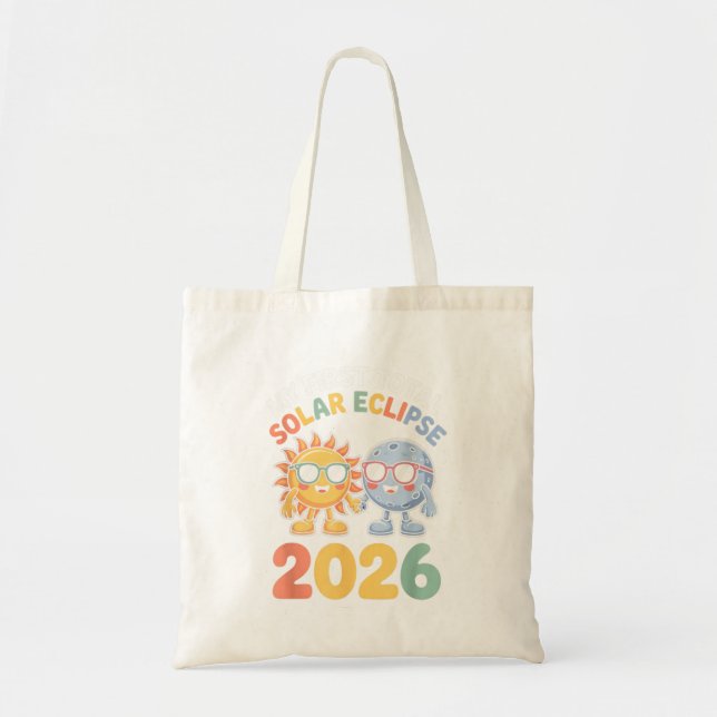 Total Solar Eclipse Aug 12 2026 Totality Tote Bag (Front)