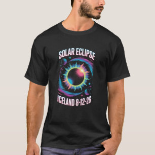 Total Solar Eclipse August 12,2026 Iceland Tee