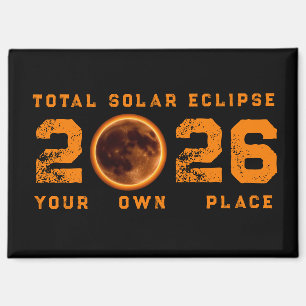 Total Solar Eclipse August 12, 2026 Magnet
