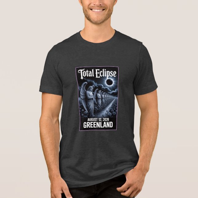 Total Solar Eclipse August 12,2026 Tee (Front)