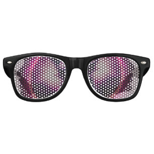 Total solar eclipse August 2026 text personalised Retro Sunglasses
